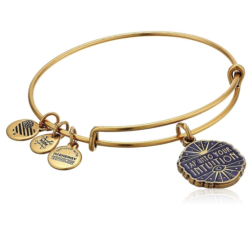 All Seeing Eye Intuition Gold Bangle